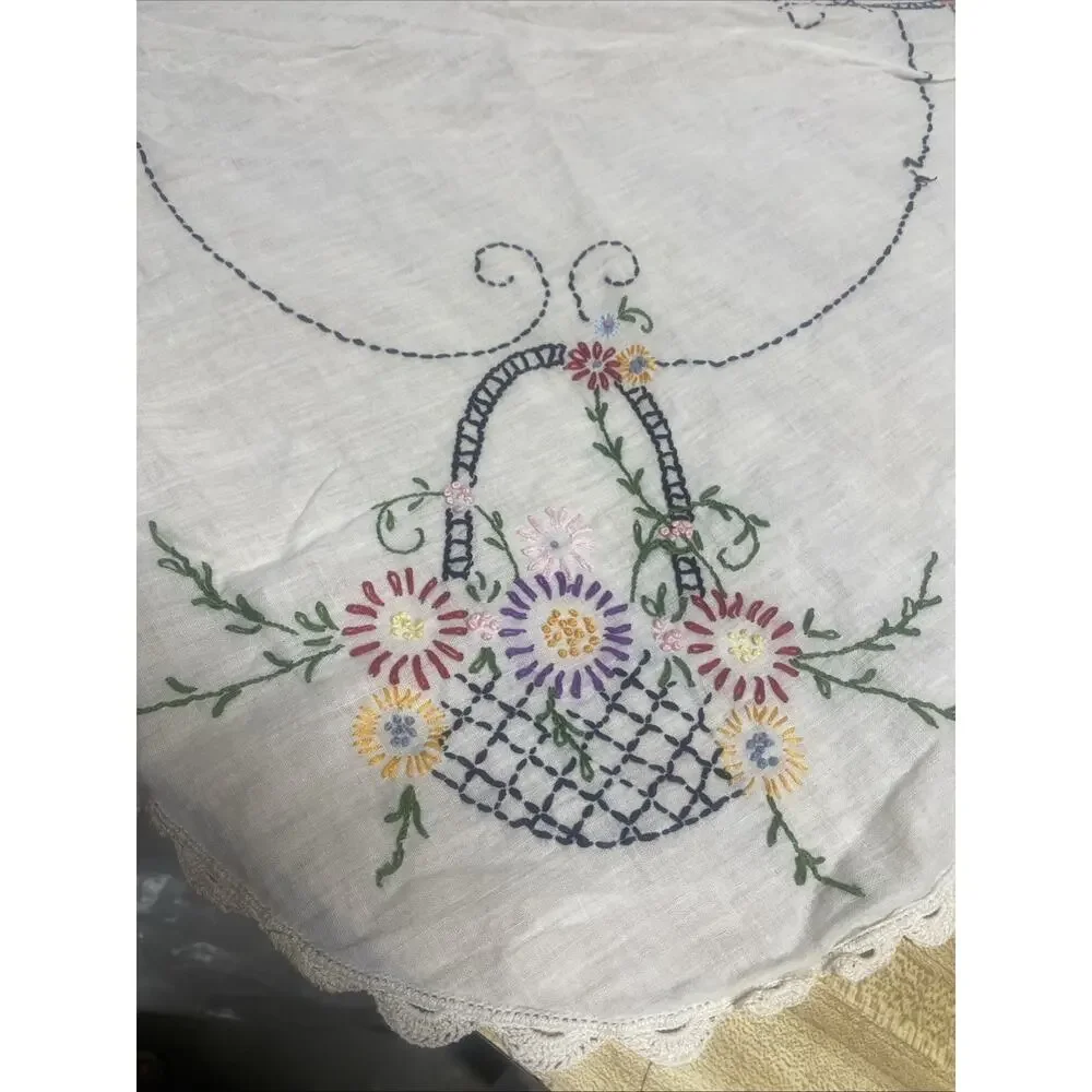 Handmade 50s embroidered